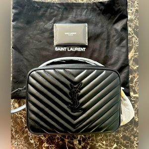 YSL Lou quilted camera shoulder bag